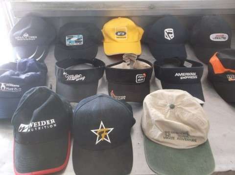 BAR ACCESSORIES : 13 X ASSORTED SELECTION OF CAPS TO HANG IN YOUR BAR